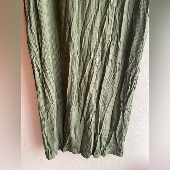 A New Day Women Green Soft Mid Dress Size Small - Picture 3 of 9